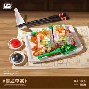 LOZ Mini Baustein Dim Sum Set Garnelen Reis Rolle 1264 - Bild 1 von 5