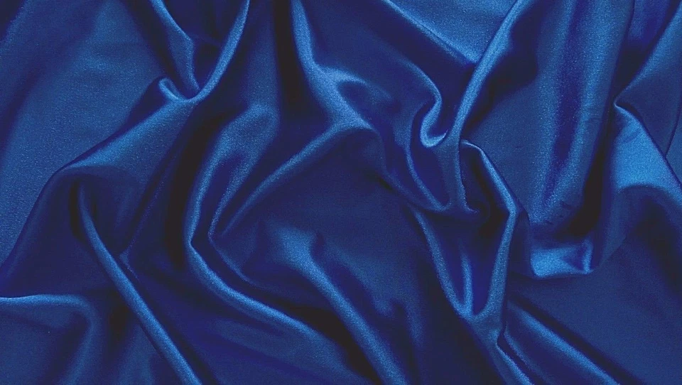 Royal Blue High Shine Stretch Nylon Spandex Stoff 150 cm breit - 1 voller Meter
