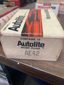 NOS VINTAGE MOTORCRAFT, AUTOLITE #: AE42 SPARK PLUGS - Picture 1 of 1