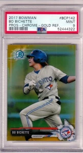 BO BICHETTE - 2017 BOWMAN CHROME PROSPECTS - REFRACTOR DORADO - BCP142 - PSA MT 9 - Imagen 1 de 1