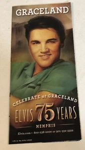 Graceland Elvis 75 Years Brochure Elvis Presley BR15 - Picture 1 of 3