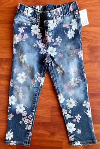 GAP Girls Floral Pants Daisy Print ▪︎Size 4▪︎ NWT - Picture 1 of 7
