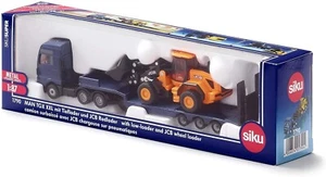 MAN TRUCK WITH LOW LOADER & JCB -SIKU 1:87 SCALE - Picture 1 of 5