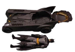 Spin Master 16"" Batman Batmobile (adatto alla maggior parte dei personaggi 12"") DC Comics 67812 Gotham - Foto 1 di 13