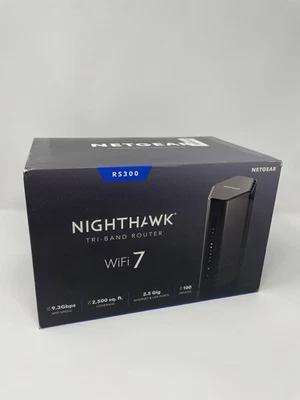 NETGEAR Nighthawk Tri-Band WiFi 7 Router (RS300) - Image 1 of 4