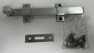 SIN USAR Ives 453 8" Pulgadas Superficie Deslizante Perno Corredera Puerta Cerradura Acero Cepillado (A8) - Imagen 1 de 9