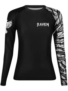 Raven Fightwear Women's Aerial Assault IBJJF Approved Rash Guard White - Picture 1 of 3