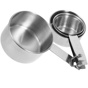  Messlöffel Lebensmittel Messbecher flüssig Edelstahl Becher - Bild 1 von 12