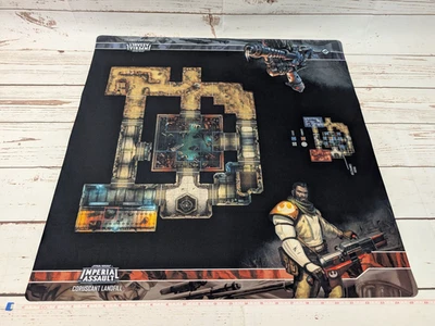 Imperial Assault Coruscant Landfill Playmat Gamemat FFG 26x26 Skirmish Mission - Image 1 of 4