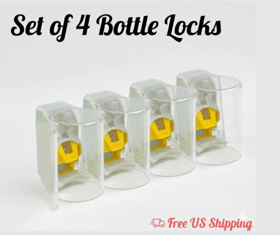 Juego de 4 bloqueo de botella Catalyst Bottlelox para licor y bebidas Foto 1 de 4