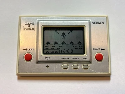 Nintendo Game and and Watch Vermin 1980 Прямо из Японии Очень Редкие - Изображение 1 из 4