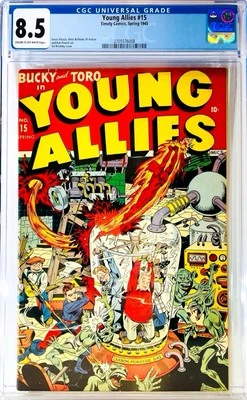 ⭐️Young Allies #15,1945 CGC 8.5 VF PreCode☠️ Death Chamber ⭐️Rare Collectina - Image 1 of 4