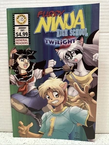 Furry Ninja High School: Twilight #1 en estado bastante bueno Shanda difícil de encontrar raro/escaso - Imagen 1 de 2