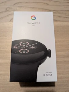 Google Pixel Watch 2 Matte Black Aluminum Case / Obsidian Active Band LTE - NEW - Photo 1 sur 4