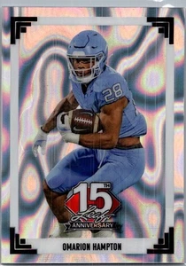 Omarion Hampton 2025 Foglia Nazionale NSCC Argento /15 - Foto 1 di 2