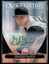 Grayson Garvin 2011 Donruss Elite Extra Edition Franchise Futures Green Ink Auto