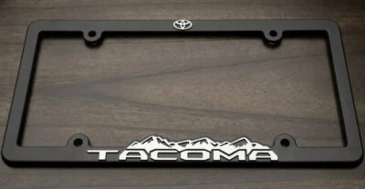 Fits Toyota-Tacoma-Custom-License-Plate-Frame-TRD-Offroad-Tacoma-4x4-taco - Image 1 of 4