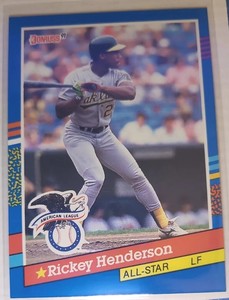 1991 Donruss   Rickey Henderson #53 Oakland Athletics