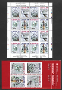 CANADA SC# 1099-1102 SCIENCE & TECHNOLOGY 1986, 34c. X 16, MNH + STAMP BULLETIN - Picture 1 of 1