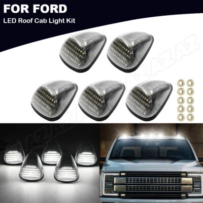 Luces de circulación LED blancas para Ford F250 F350 Super Duty Foto 1 de 4