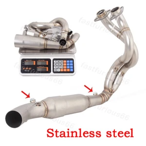 For Kawasaki Ninja Z650 2023-2025 Exhaust Tips Header Pipe Connect 51MM Mufflers - Foto 1 di 7