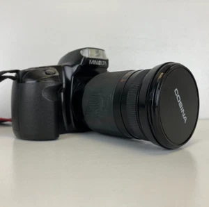 Minolta Maxxum 350si Film Camera W/ Cosina 28-210mm 1:3.5-5.6 Lens - TESTED - Picture 1 of 12