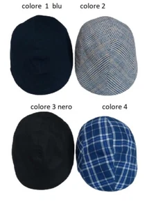 Gorra Coppola Becco De Algodón Tallas De 55 A 61 Elegante Ceremonia Hat Man Moc - Picture 1 of 2