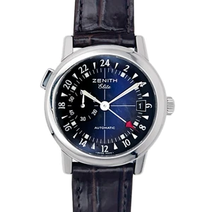 Zenith Elite Port Royal V GMT ref. 01/02.0451.682, automatic 38.5mm dual time - Picture 1 of 8