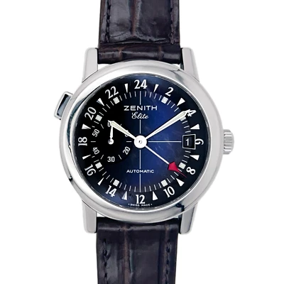 Zenith Elite Port Royal V GMT ref. 01/02.0451.682, automatic 38.5mm dual time - Image 1 of 4