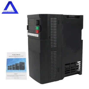 5.5kW Variable Frequency Drive VFD 1 or 3 Phase input 0-400HZ 7.5HP 220V 25A - Picture 1 of 11