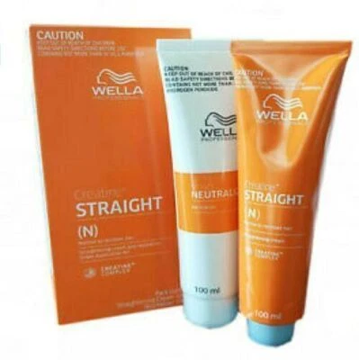 WELLA STRAIGHT(N) Permanent Straight System Hair Straightening Cream 100+100ml - image 1 of 4