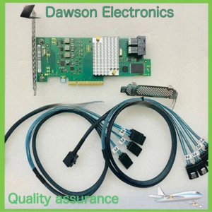 Fujitsu 9300-8I SAS 12G 6G SATA PCI-e Controller HBA IT mode + 2*SFF8643 SATA - Picture 1 of 3