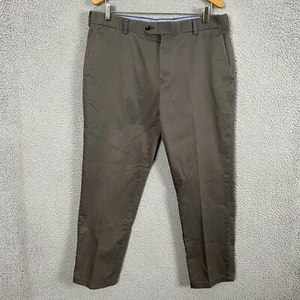 Pantalones Brooks Brothers Para Hombre 36x28 Gris Algodón Milano Advantage Chino Informal - Imagen 1 de 18