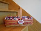 Longaberger Tulip Basket Set May Series 95 oval red accents *shipping included!*