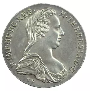 AUTRICHE, 1 THALER (REFRAPPE) MARIE-Thérèse 1780 VIENNE - Imagen 1 de 2