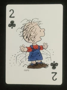 Hoyle Peanuts 50 Celebration Playing Card Pig-Pen 2 Clubs - Picture 1 of 2
