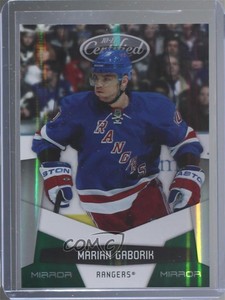 2010-11 Certified Mirror Emerald /5 Marian Gaborik #96
