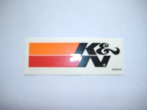 K&N decal - Black lettering - NEW - Picture 1 of 1