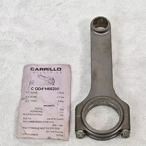 NEW CARRILLO 6.200x1.888x927 SBC CONNECTING ROD drag road race sprint car sb2.2 - Foto 1 di 5