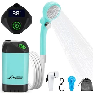 Portable Shower Camping Shower Outdoor Camp Electric Rechargeable Shower Pump - Picture 1 of 11
