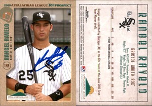 Rangel Ravelo Signed 2010 Grandstand Appalachian  TP  Card Auto AU