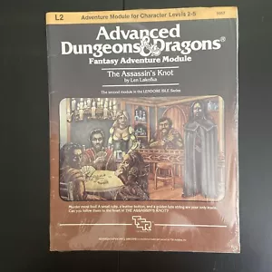 AD&D 1st Ed Module - L2 THE ASSASSIN'S KNOT Sealed Tear On Left Side Shrink - Picture 1 of 12