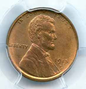 1915-D Lincoln Cent, PCGS MS65RB, CAC Approved - Picture 1 of 3