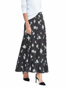 Maxi falda floral estampada de Banana Republic, poliéster, multicolor, talla 12, NWT - Imagen 1 de 12