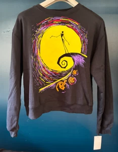 Disney Nightmare Before Christmas Sweater Girls Small in Black - Picture 1 of 5