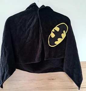 BATMAN Marvel Kids Boys Bath Poncho Cord Cloak Bathrobe Sz 3/6Y - FREE SHIPPING! - Picture 1 of 4