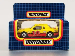 Matchbox Buick Le Sabre / 1989 / MB-10 / Unpunched Blue Grid Window Box - Picture 1 of 9