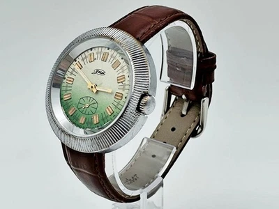 Reloj Pulsera Mecánico ZIM 2602 UFO Soviético Vintage 15 Joyas Reloj Reparado URSS Foto 1 de 4