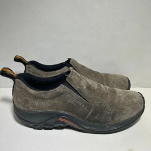 Merrell Jungle Moc Gunsmoke braune Wildleder Slipper Schuhe Herren Größe 10. - Bild 1 von 8