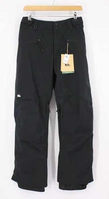QUIKSILVER NIÑOS MASH UP JOVEN BABERO ESQUÍ PANTALONES UK M/12 AÑOS NEGRO PRECIO DE VENTA SUGERIDO POR EL FABRICANTE 140 £ IB Foto 1 de 4